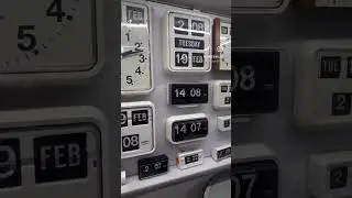 automatic flip clock - made in Hong Kong