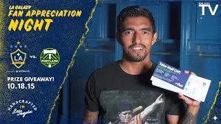 LA Galaxy fan appreciation night PRIZE GIVEAWAY