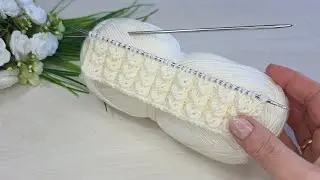 Üç Günde Yelek Örün 🩷Kolay İki Şiş Örgü Yelek Model 🩷#crochet #knitting #diy #handmade 