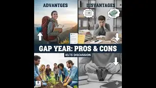 It is popular to have a year off between finishing school and going to university.