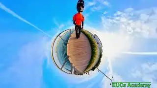 #ElectricUnicycle - #InmotionV12HT   Exploring Dubai - Jumeira Bay Island Bridge