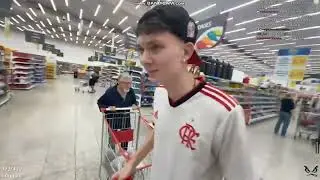 LIVE KOSKY FAZENDO COMPRAS NO MERCADO COM PARCEIRO DALAS