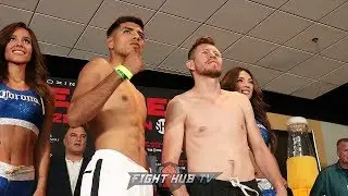 KARLOS BALDERAS VS. GIOVANNI CARO - FULL WEIGH IN & FACE OFF VIDEO