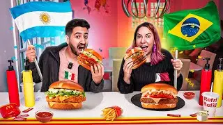 TENTE ACERTAR DE QUAL PAÍS É O LANCHE DO MCDONALD’S DA COPA | Gabriel e Shirley 2.0