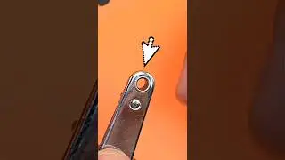 The small round hole on the nail clipper!