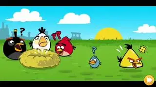 Angry Birds level 1 slingshot powerpuff Girls Blossom 2016