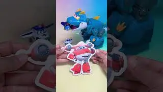 Super Wings Jett & Paul Rescue Mission! ✈️ Epic Dino Robot Toy Battle!