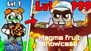 Magma fruit showcase in blox fruit tamil 