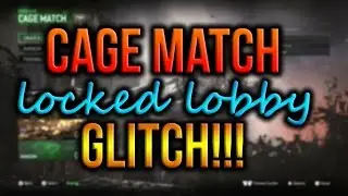 MWR - Cage Match Locked Lobby Glitch! Unlimited XP Boosting Glitch SUPER EASY! (Xbox One/PS4)