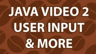 Java Video Tutorial 2