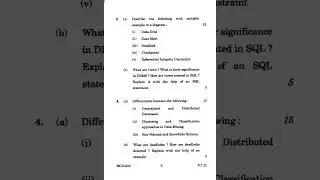 MCS  -043   December 2018  Question Paper