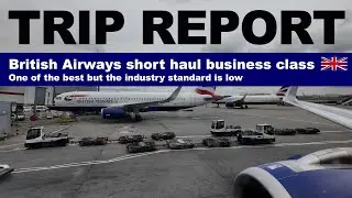 We flew on British Airways in Business class | New Lounge Amsterdam | Airbus A320 | Taskmaster |
