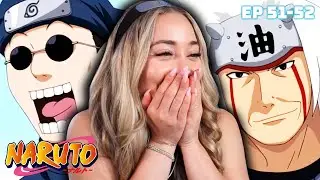 ENTER JIRAYA! 💥  - NARUTO Episode 51 & 52 REACTION