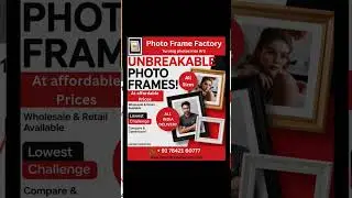 Photo Frame Factory #photoframe #unbreakable #photoframefactory
