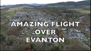 Amazing flight over Evanton