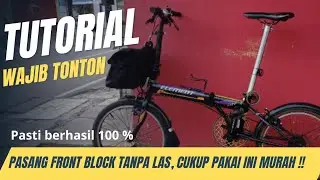 JUST USING THIS THING YOU CAN INSTALL A FRONT BLOCK ON ANY BIKE 100% SUCCESSFUL!!