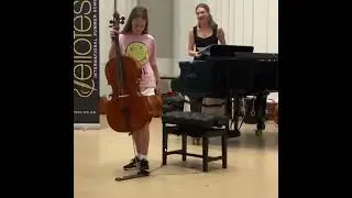 Bourr&eacute;e by W.Squire. Lara's 4th Cellofest. Accompanied by myself 🙂