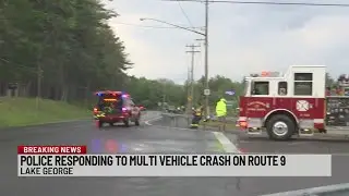 Police responding to multi vehicle crash on Route 9