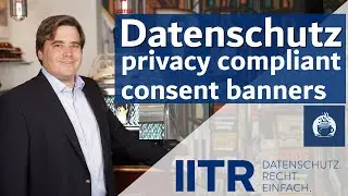 GDPR: How to make consent banners privacy compliant #gdpr #datenschutz #data protection