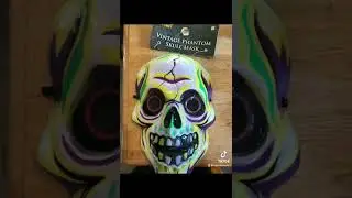 Awesome retro mask at #spirithalloween reminiscent of the old Ben Cooper Vacuform masks
