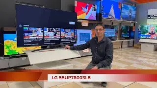 LG 55UP78003LB kicsomagolás és bemutató