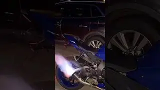 YAMAHA R1 2025 AUSTIN RACING Replica Exhaust Sound🔥 #yamaha #r1 #exhaustsound #shorts #2026 #moto