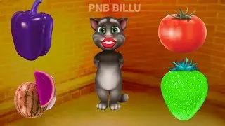 Talking Tom Billu Funny Mirchi Video l Mirchi colour funny talking Tom comedy video#billu#cartoon