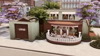 Lovestruck Restaurant / The Sims 4 / no cc / stop motion