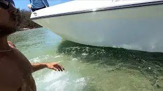 A day of freedom boating on Moreton Bay..