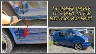 VW T4 Camper bodywork update, getting rid of the tin worm/rust an paint.