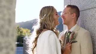 Draper Utah Temple Wedding // Jenneca + Ryley