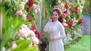 Cổng cưới long phụng cho dâu xinh như hotgirl ở Vĩnh Long