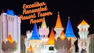 Экскурсия по недавно отремонтированному башне курортного отеля Excalibur Las Vegas