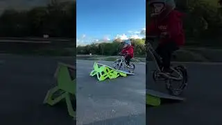 Big ramp, small boy 🫣 #4yearsold #shorts #viral #bikes #reels #rider #2022 #bmx #share #sendit