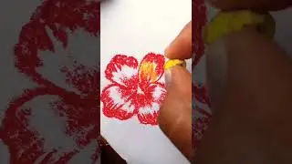 oil pastel painting flower#painting #art