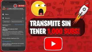 🔴📱 HOW TO STREAM LIVE ON YOUTUBE WITHOUT HAVING 1000 SUBSCRIBERS.
