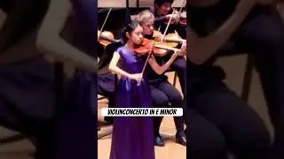 Concerto comp champ Lillian Li&rsquo;s Mendelssohn&rsquo;s Violin Concerto in E Minor #violinist #youthorchestra