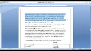 C++ Constructors and Destructors