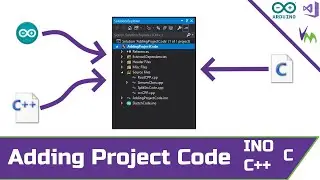 Добавление кода C++ / C / INO в проект Arduino