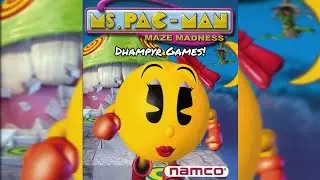 Ms Pac-Man Maze Madness - Level: 4 Crystal Caves - PlayStation