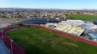 Sky Flight USA: Jantzen Football Field (Peoria High School) &mdash; Drone / Dron #4K