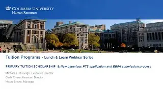 Lunch & Learn: Primary Tuition Scholarship & New paperless PTS application and submission process
