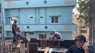 Ground floor slab complete  #construction #viralvideo #home #civilwork #fyb #house #fypシ 