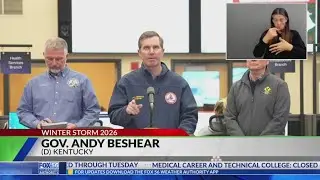 Kentucky leaders urge caution, patience during winter storm briefing: 'Check on your neighbors'