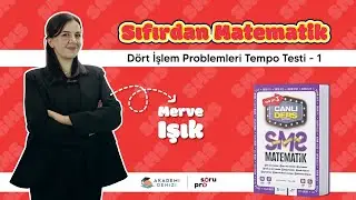 Sıfırdan Matematik Seti | Dört İşlem Problemleri Tempo Testi - 1 |  Ders - 136