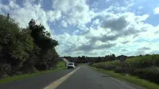 Driving On The D787 & D31 between 22200 Gr&acirc;ces & 22160 Bulat Pestivien, C&ocirc;tes d'Armor, France