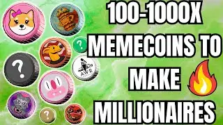 🔥100X-1000X TINY MEMECOINS THAT WILL EXPLODE IN 2025!
