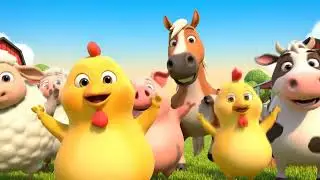 Old MacDonald Had a Farm 🐷🐔 | Animal Sounds Song for Kids
