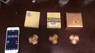 Red Copper Fidget spinners battle review! Who is the best ? #12