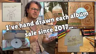 Why I hand draw my album covers: a story and a showcase of art since 2017